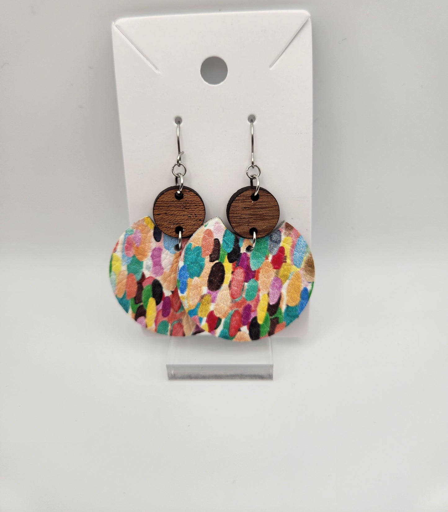 Set: Confetti Earrings and Necklace