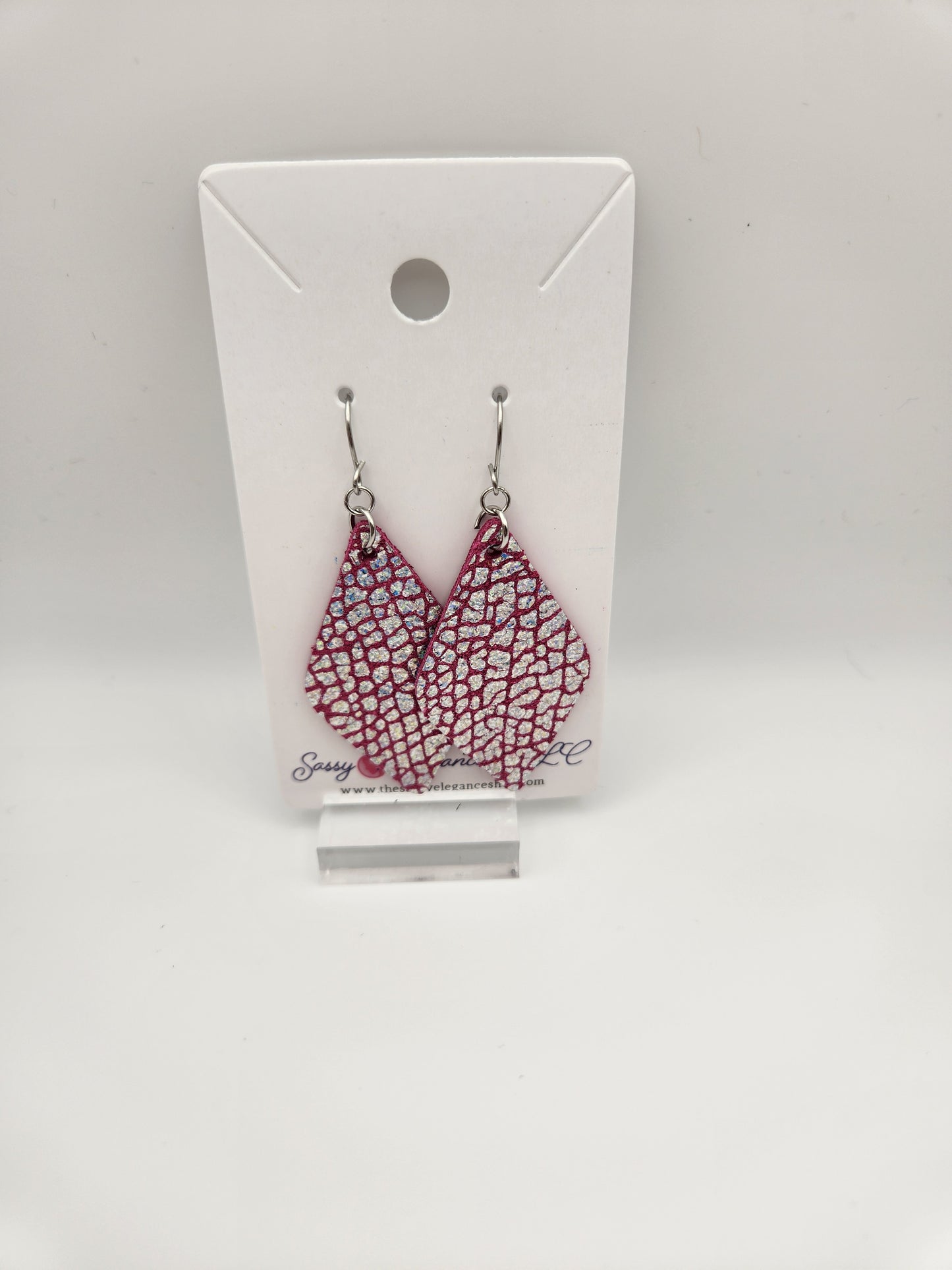 Pink Ice Dangles