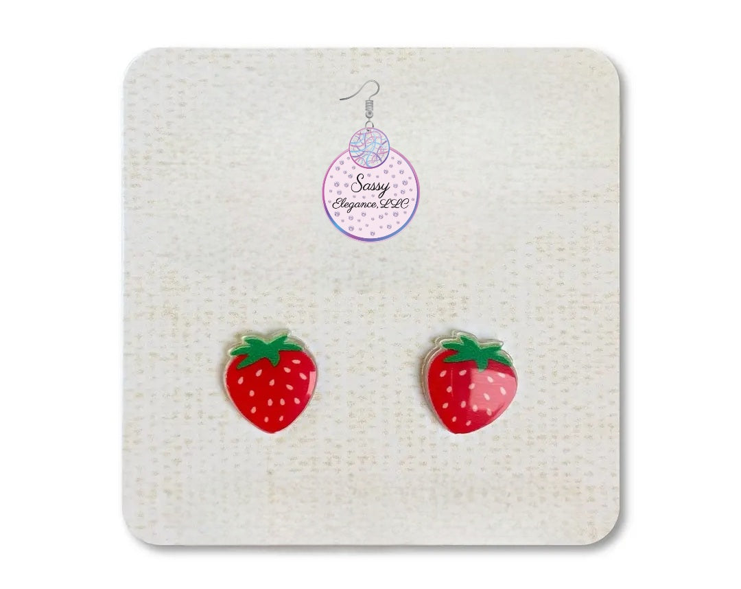 Strawberry Studs