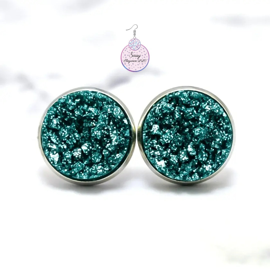 Teal Blue Stud