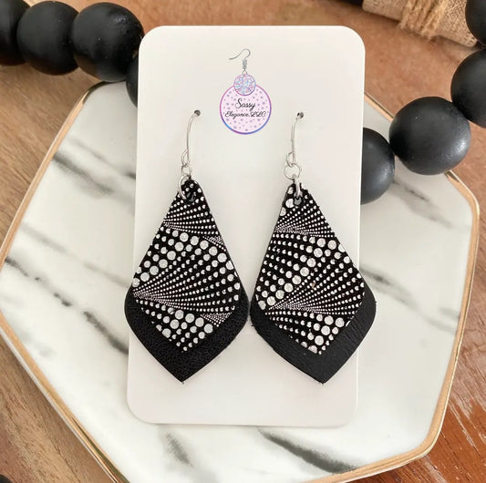 Holographic Silver and Black Dangle